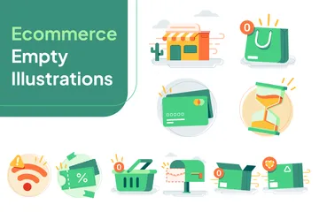 E-Commerce Leer Illustrationspack