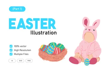 Easter Illustration Pack