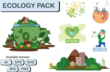 Pack Écologie Pack d'Illustrations