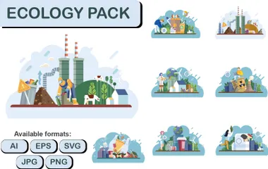 Ecology Illustration Pack