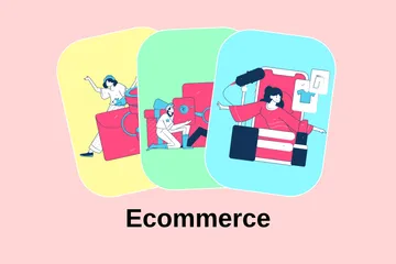 Ecommerce Illustration Pack