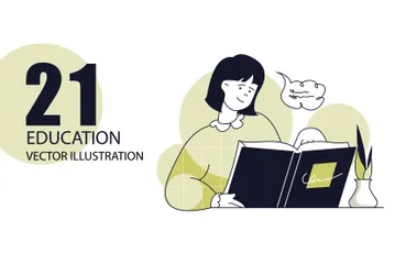 Educación Paquete de Ilustraciones