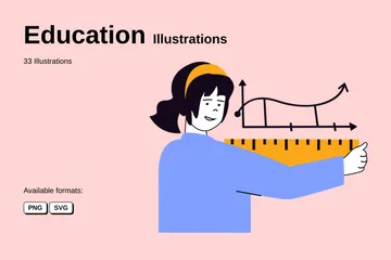 Educación Paquete de Ilustraciones