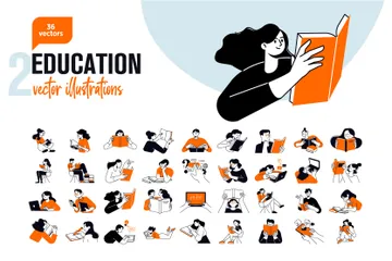 Education Illustration Pack