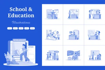 Education Illustration Pack