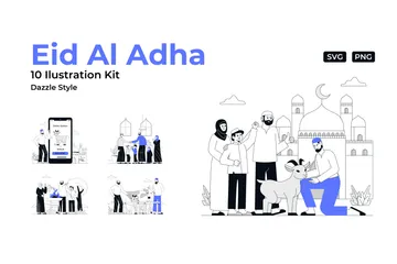 Eid al-Adha Pacote de Ilustrações