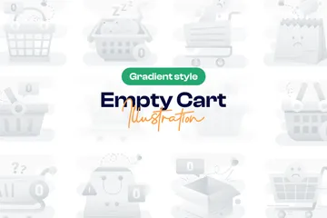 Empty Cart Illustration Pack