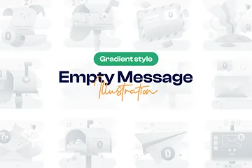 Empty Message Illustration Pack