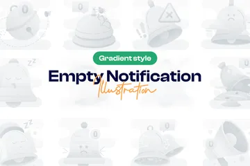 Empty Notification Illustration Pack