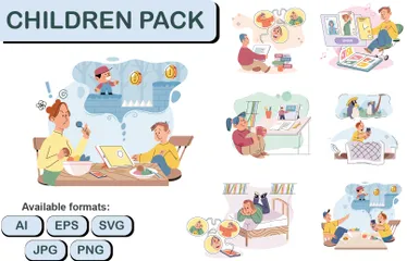 Enfants Illustration Pack