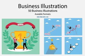 Entreprise Pack d'Illustrations