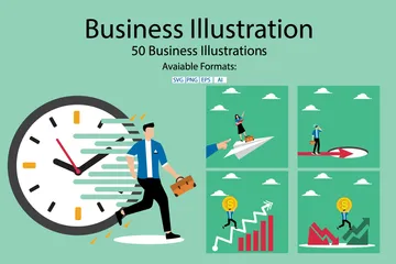 Entreprise Pack d'Illustrations