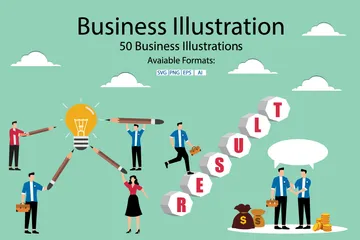 Entreprise Pack d'Illustrations