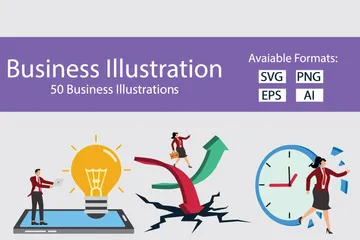 Entreprise Pack d'Illustrations