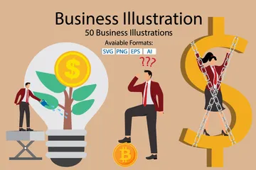 Entreprise Pack d'Illustrations