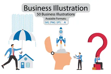 Entreprise Pack d'Illustrations