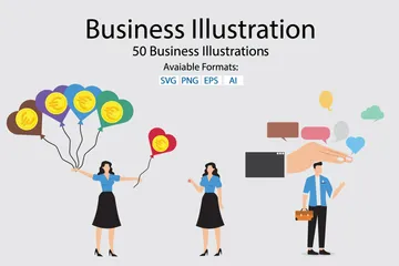 Entreprise Pack d'Illustrations