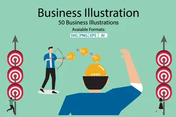 Entreprise Pack d'Illustrations