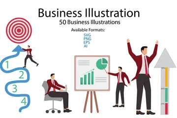 Entreprise Pack d'Illustrations