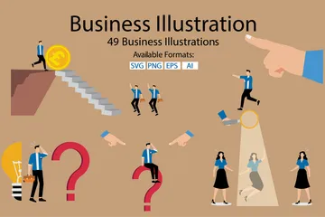 Entreprise Pack d'Illustrations