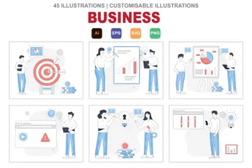 Entreprise Illustration Pack