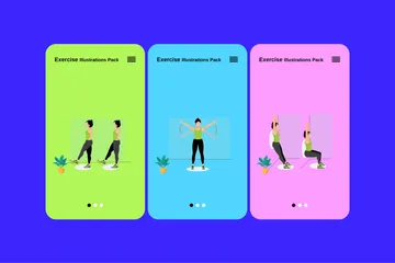 Exercise Illustration Pack