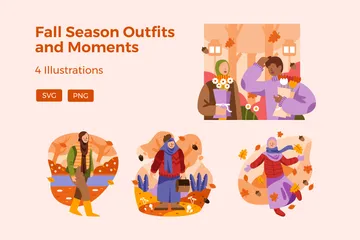 Fall Season Illustration Pack