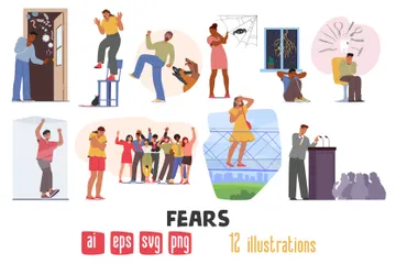 Fears Illustration Pack