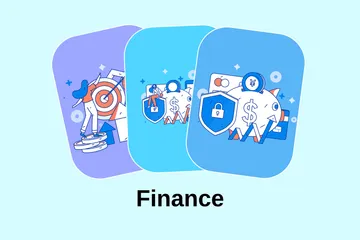 Finance Pack d'Illustrations