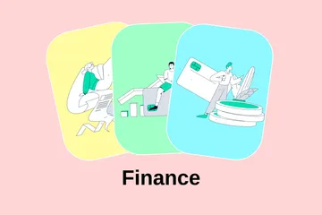 Finance Illustration Pack