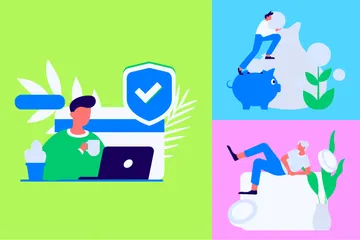 Finance Illustration Pack