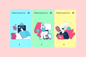 Finance Pack d'Illustrations