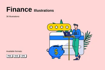 Finanzen Illustrationspack