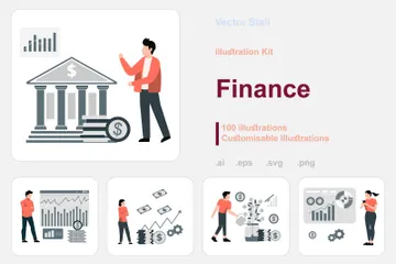 Finanzen Illustrationspack