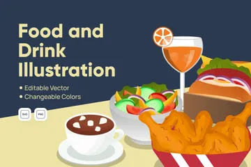 Food And Drink Illustration Pack