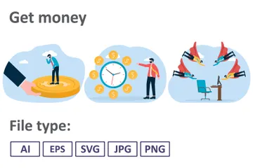 Get Money Illustration Pack