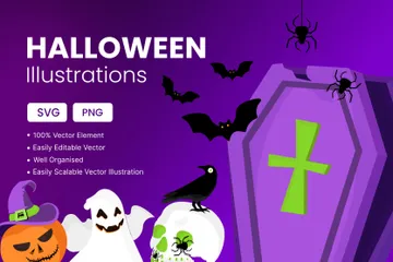 Halloween Illustrationspack