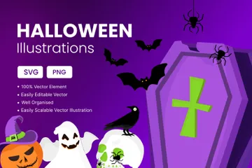 Halloween Illustration Pack