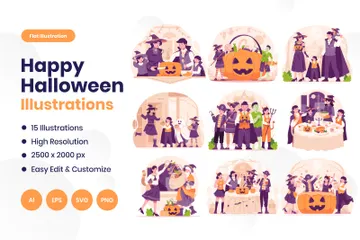 Halloween Illustration Pack