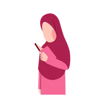 Hijab Girl With Book