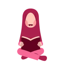 Hijab Girl With Book