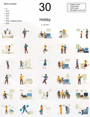 Hobby Illustration Pack