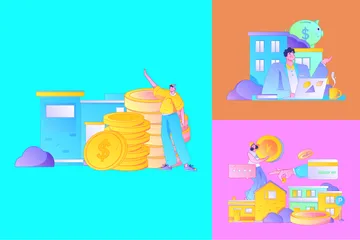 House Loan Illustration Pack