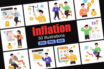 Inflation Set 01 Illustration Pack