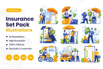 Insurance Illustration Pack