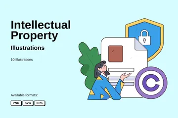 Intellectual Property Illustration Pack