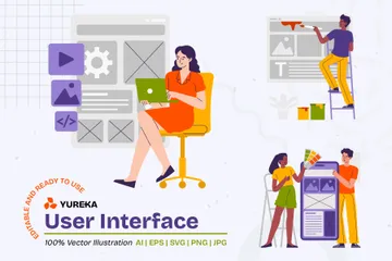 Interface utilisateur Pack d'Illustrations