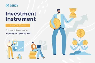 Investment Instrument Illustration Pack