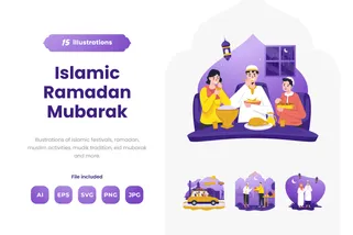 Islamic Ramadan Mubarak