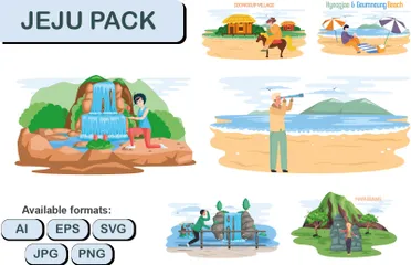 Jeju Pack Illustration Pack